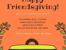 Thanksgiving Potluck Flyer Template Free