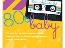 38 Free 80S Birthday Card Template Layouts for 80S Birthday Card Template