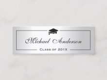 38 Free Name Card Template Graduation Photo by Name Card Template Graduation