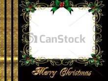 Christmas Card Template Border
