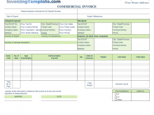 38 Invoice Template For Export Maker for Invoice Template For Export