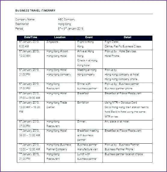 38 Online Family Vacation Agenda Template PSD File with Family Vacation Agenda Template