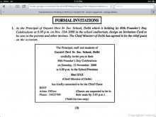 38 Online Invitation Card Format For Chief Guest Download for Invitation Card Format For Chief Guest