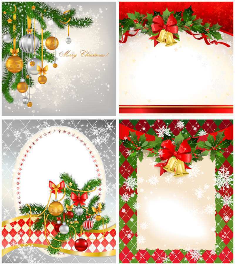 38 Printable Christmas Card Decoration Templates in Word for Christmas Card Decoration Templates