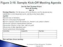 38 Printable Kickoff Meeting Agenda Template With Stunning Design with Kickoff Meeting Agenda Template