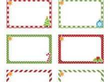 38 Printable Name Card Template Christmas For Free by Name Card Template Christmas