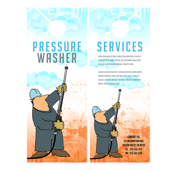 38 Printable Pressure Washing Flyer Template PSD File with Pressure