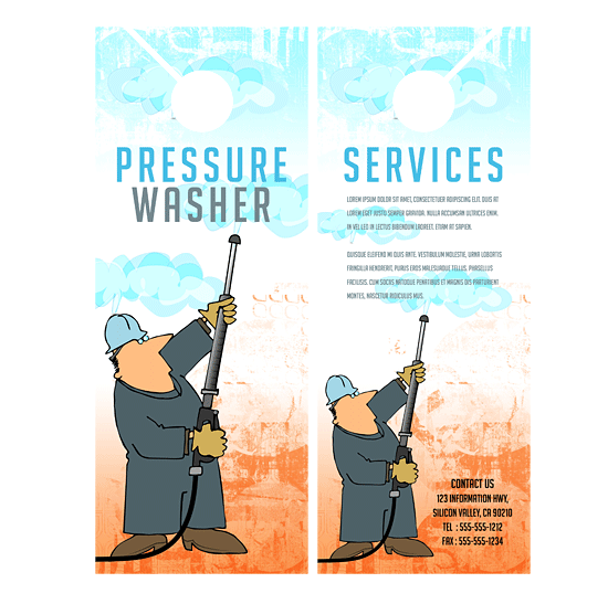 Pressure Washing Flyers Template