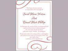 38 Standard Wedding Card Template Red with Wedding Card Template Red