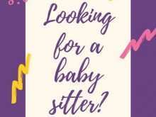 38 The Best Babysitting Flyer Templates in Word for Babysitting Flyer Templates