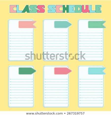 38 The Best Class Schedule Template Design by Class Schedule Template Design