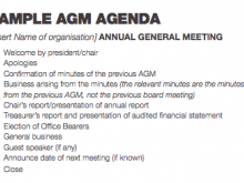 38 The Best Non Profit Agm Agenda Template With Stunning Design by Non Profit Agm Agenda Template