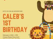39 Blank Lion Birthday Card Template With Stunning Design for Lion Birthday Card Template