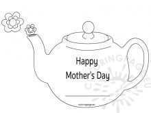39 Blank Mother S Day Teacup Card Template Now for Mother S Day Teacup Card Template