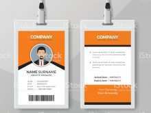 39 Blank Orange Id Card Template for Ms Word by Orange Id Card Template