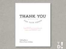 39 Blank Thank You For Your Purchase Card Template Free For Free with Thank You For Your Purchase Card Template Free