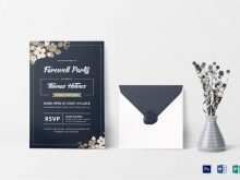 39 Create Farewell Party Invitation Card Templates PSD File with Farewell Party Invitation Card Templates