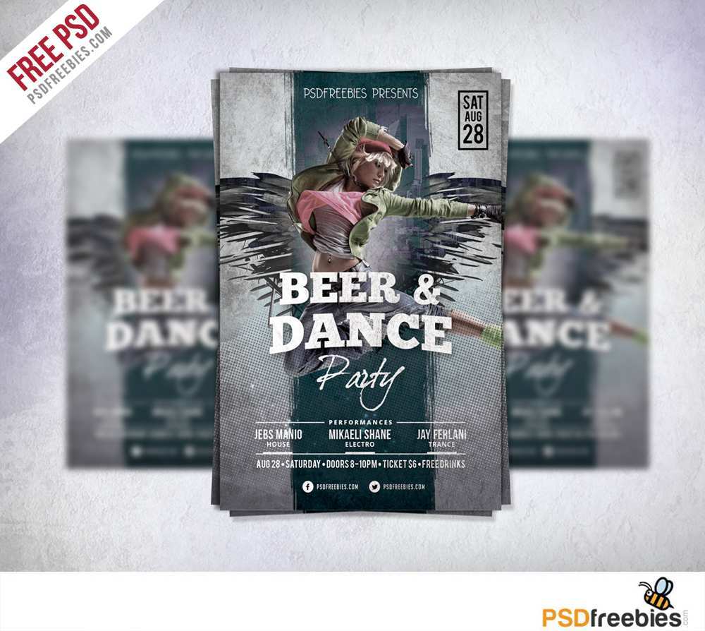 39 Create Party Flyer Templates Psd Free Download With Stunning Design for Party Flyer Templates Psd Free Download