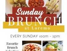 39 Creating Brunch Flyer Template Free Now for Brunch Flyer Template Free