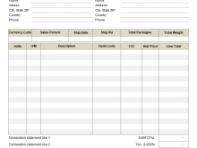 39 Creating Invoice Template For Export Maker with Invoice Template For Export