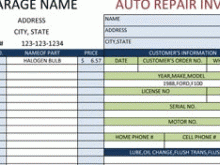 39 Creating Simple Auto Repair Invoice Template With Stunning Design with Simple Auto Repair Invoice Template