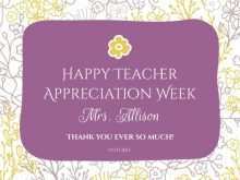 39 Creating Teacher Appreciation Thank You Card Template for Ms Word for Teacher Appreciation Thank You Card Template