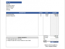 39 Creative Consulting Invoice Template Excel in Photoshop by Consulting Invoice Template Excel