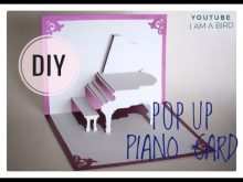 39 Creative Pop Up Card Piano Template Formating for Pop Up Card Piano Template