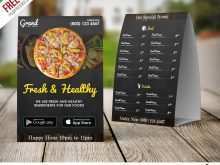 39 Creative Tent Card Menu Template For Free with Tent Card Menu Template