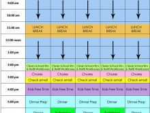 39 Customize Homeschool Class Schedule Template PSD File with Homeschool Class Schedule Template