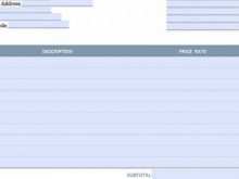 Lawyer Invoice Template Excel