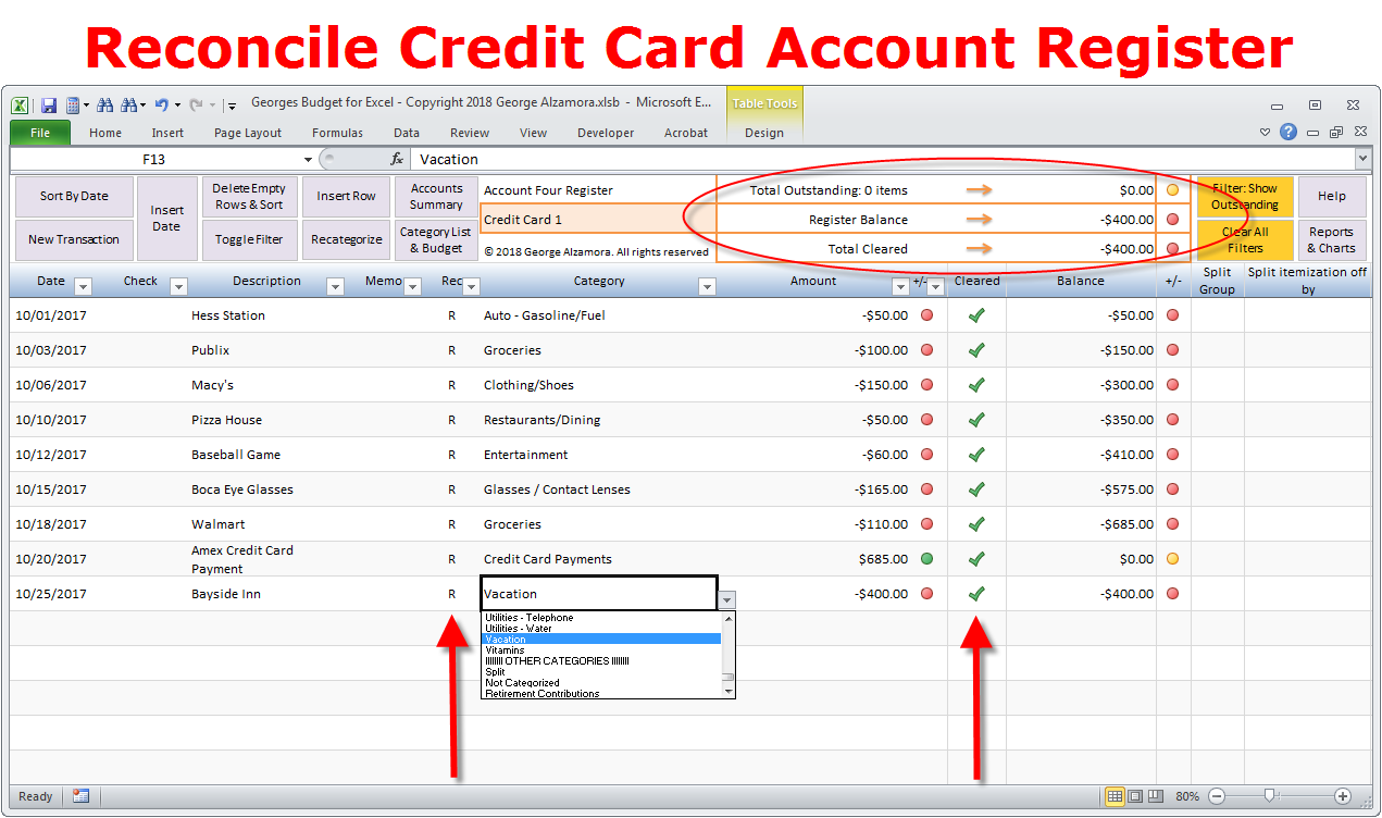 39 Customize Our Free Credit Card Reconciliation Template with Credit Card Reconciliation Template