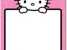39 Customize Our Free Thank You Card Template Hello Kitty in Photoshop for Thank You Card Template Hello Kitty