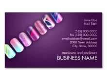 39 Free Business Card Template Nail Technician With Stunning Design by Business Card Template Nail Technician