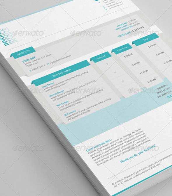 39 Free Printable Blank Invoice Template Indesign For Free with Blank Invoice Template Indesign