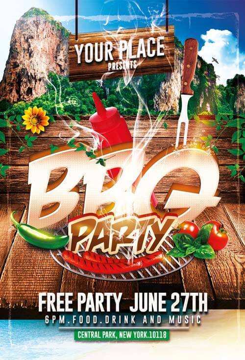 39 How To Create Bbq Flyer Template PSD File with Bbq Flyer Template