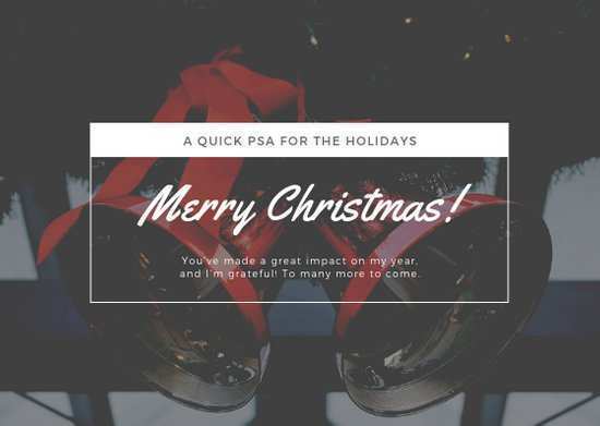 39 How To Create Christmas Card Template Minimalist in Word with Christmas Card Template Minimalist