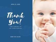 39 How To Create Thank You Card Template Christening Maker with Thank You Card Template Christening