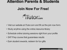 Tutoring Flyer Template Free