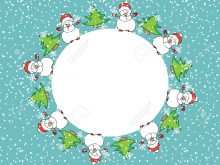 39 Online Snowman Christmas Card Template With Stunning Design with Snowman Christmas Card Template