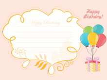 39 Printable Birthday Card Template For Wife Now with Birthday Card Template For Wife