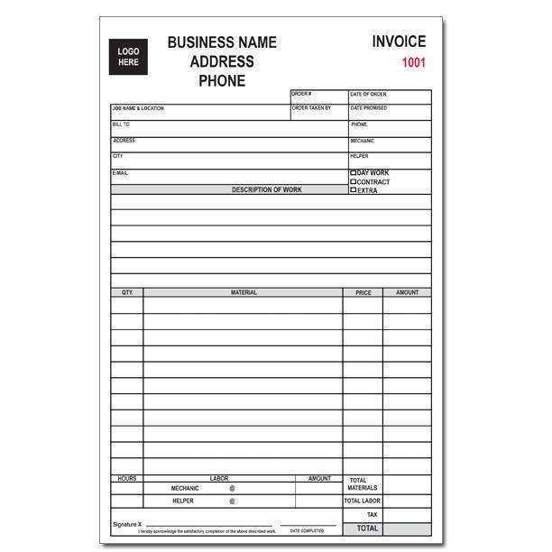 Electrical Repair Invoice Template Cards Design Templates