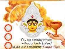 39 Printable Invitation Card Sample Durga Puja Layouts for Invitation Card Sample Durga Puja