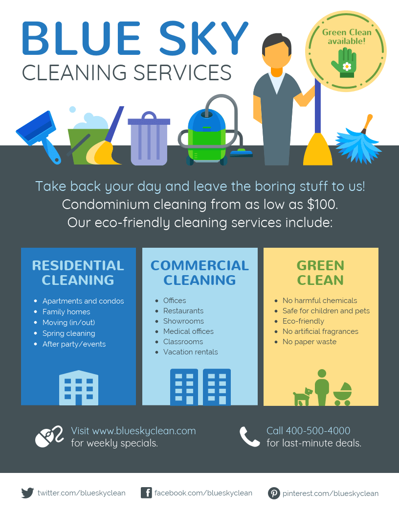 39 Report Cleaning Services Flyer Templates PSD File with Cleaning Services Flyer Templates