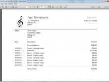 39 Report Musician Invoice Example PSD File with Musician Invoice Example