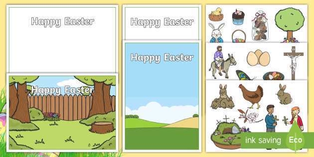 39 Standard Easter Card Making Templates Formating for Easter Card Making Templates