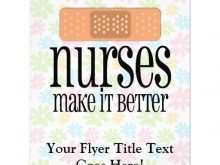 39 Standard Nurses Week Flyer Templates With Stunning Design with Nurses Week Flyer Templates