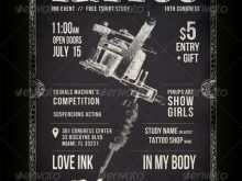39 Standard Tattoo Party Flyer Template Free for Ms Word for Tattoo Party Flyer Template Free
