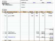 39 The Best Tax Invoice Template In Excel For Free by Tax Invoice Template In Excel