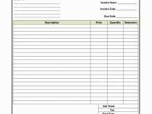 39 Visiting Blank Invoice Template For Excel Layouts with Blank Invoice Template For Excel